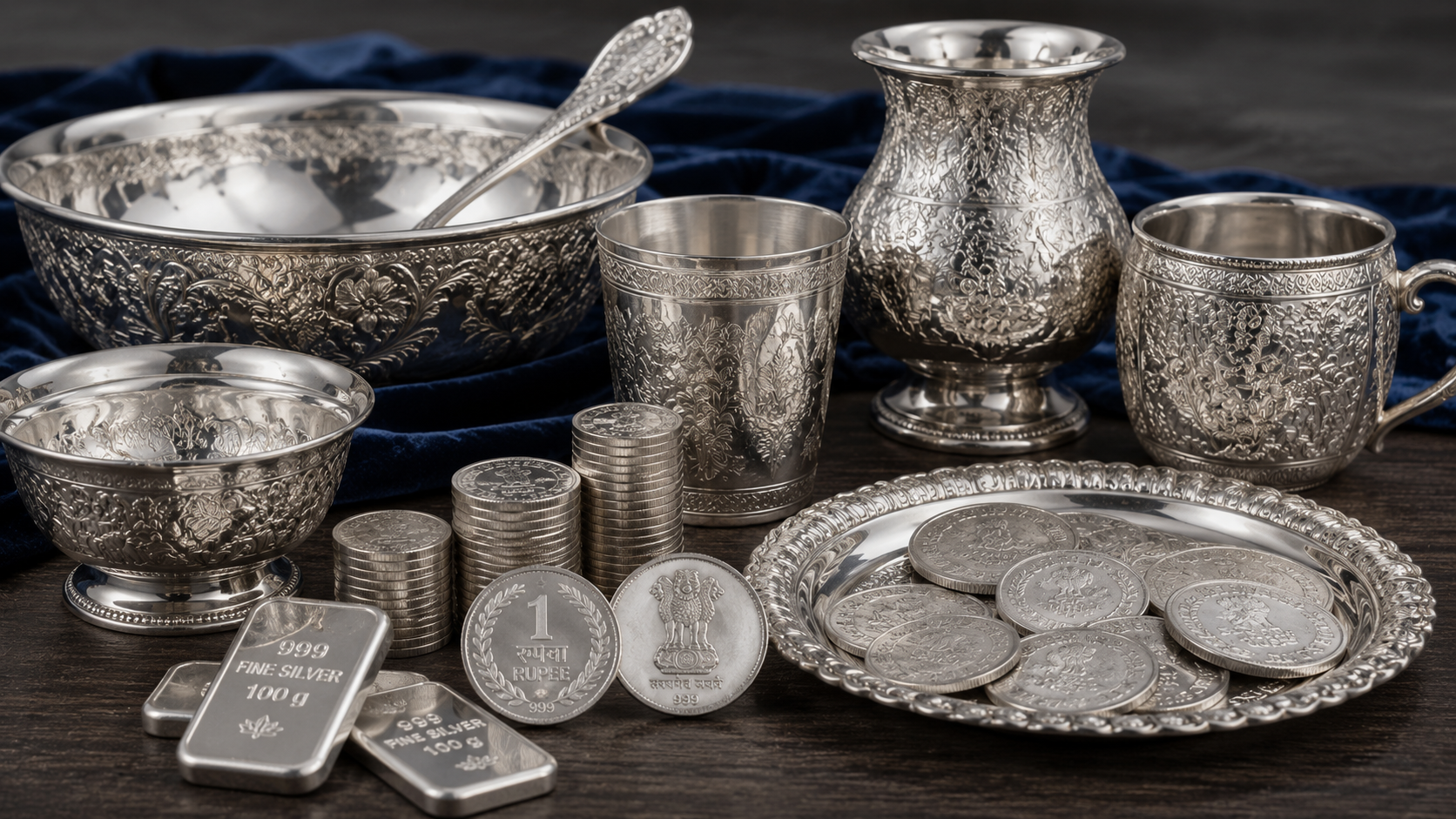 Silver Utensils & Coins